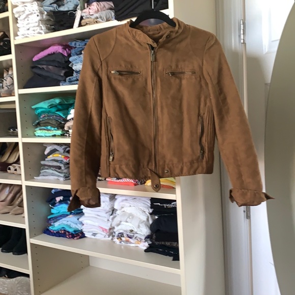 Zara Jackets & Blazers - Like new Zara faux suede jacket